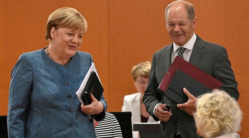 Merkel felicita al socialdemócrata olaf Scholz por su “éxito electoral” en Alemania