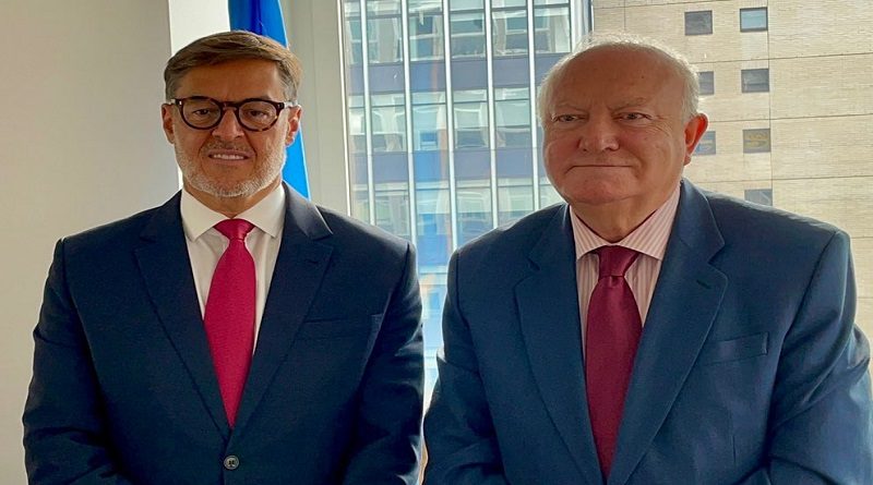 Canciller Félix Plasencia se reúne con Alto Representante de la ONU para la Alianza de las Civilizaciones
