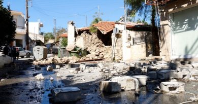 Sismo de magnitud 5.8 sacude la isla griega de Creta y deja al menos un muerto y nueve heridos