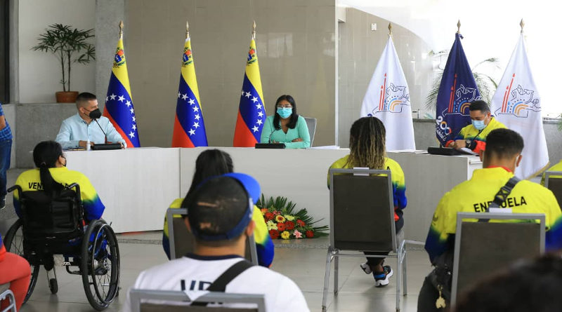 Vicepresidenta Delcy Rodríguez sostuvo encuentro con atletas paralímpicos