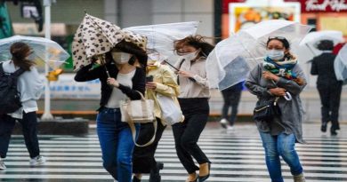 El tifón Mindulle dejó cortes eléctricos y vuelos cancelados en Japón