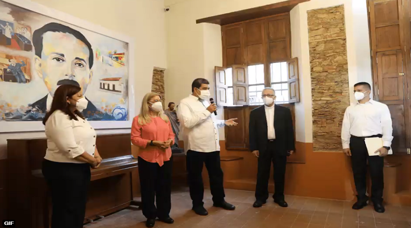 Presidente Maduro conmemora natalicio 157 de José Gregorio Hernández visitando la casa de Caracas donde vivió el Santo de Venezuela