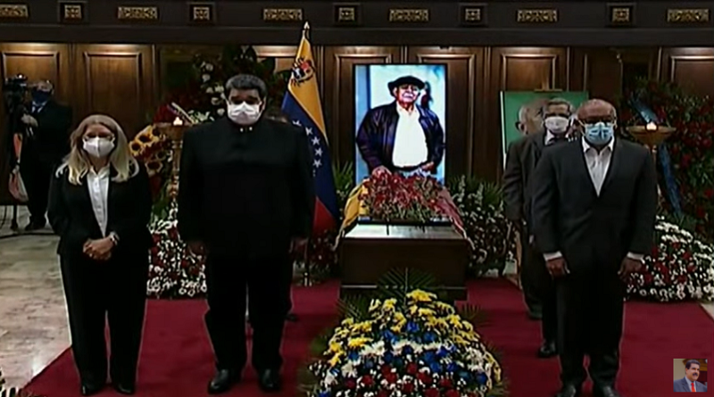 EN PALACIO FEDERAL LEGISLATIVO | Jefe de Estado Nicolás Maduro rinde honores póstumos al líder socialista David Nieves