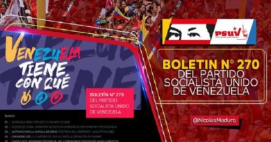 Edición 270 del Boletín del PSUV destaca que el trabajo colectivo permite la victoria perfecta en las Megaelecciones del 21Nov