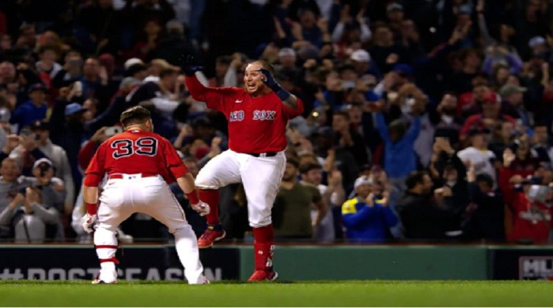 Boston vence 6-4 a los Rays de Tamba Bay y se ponen a uno de ganar la serie divisional de la Liga Americana