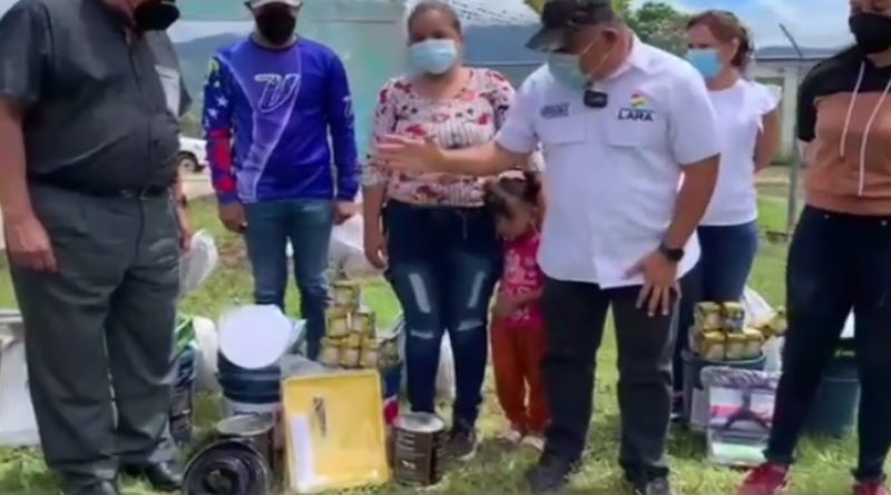Entregan materiales para rehabilitación de escuela e iglesia del sector Las Cuibas en Lara