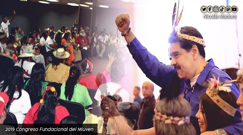 Jefe de Estado celebra el segundo aniversairo del Movimiento Indígena Unido de Venezuela