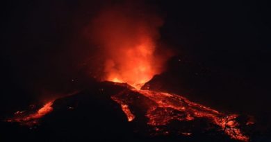 Volcán de La Palma en España ha emitido 250 mil toneladas de dióxido de azufre