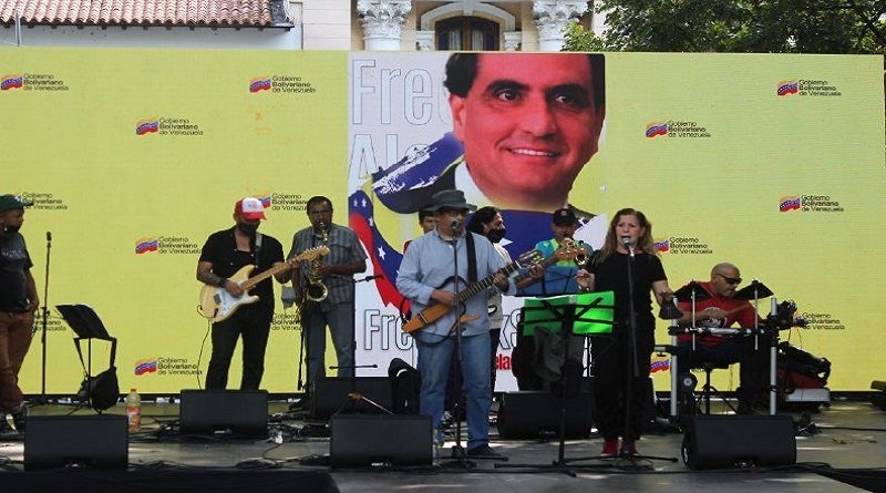 Pueblo se moviliza en Caracas para rechazar secuestro de Alex Saab por parte de EE.UU.