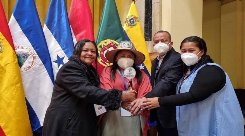 Lideresa Cumanagoto de Venezuela es electa como miembro del Consejo Directivo del FILAC para el periodo 2021-2023
