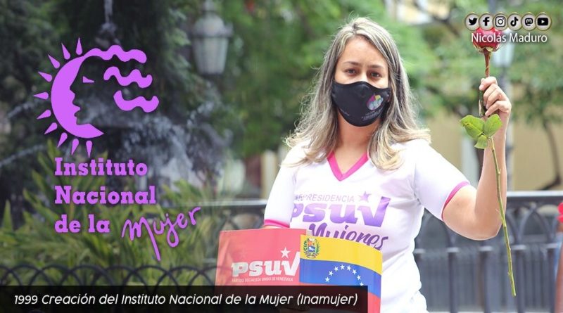 Jefe de Estado conmemora los 22 años de la creación de InaMujer