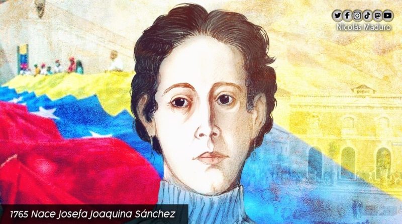 Venezuela conmemora los 256 años del natalicio de la heroína Josefa Joaquina Sánchez
