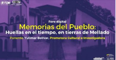 Foro digital “Huellas en el tiempo en tierras de Mellado” vincula elementos culturales de Guárico