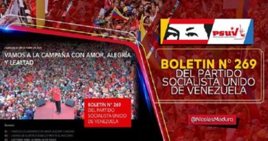 Edición número 269 del PSUV resalta la organización de la maquinaria que se desplegará en las Megaelecciones del próximo 21NOV