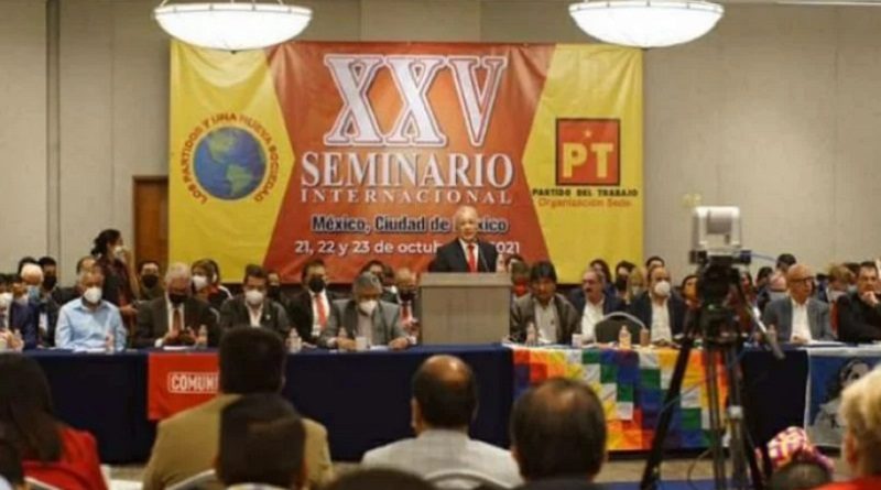 PSUV participa en Seminario Internacional del Partido del Trabajo de México