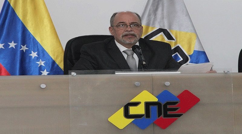 CNE anuncia que jornada electoral marcha con total normalidad