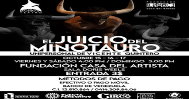 Fundación Casa del Artista presenta la obra teatral El Juicio del Minotauro