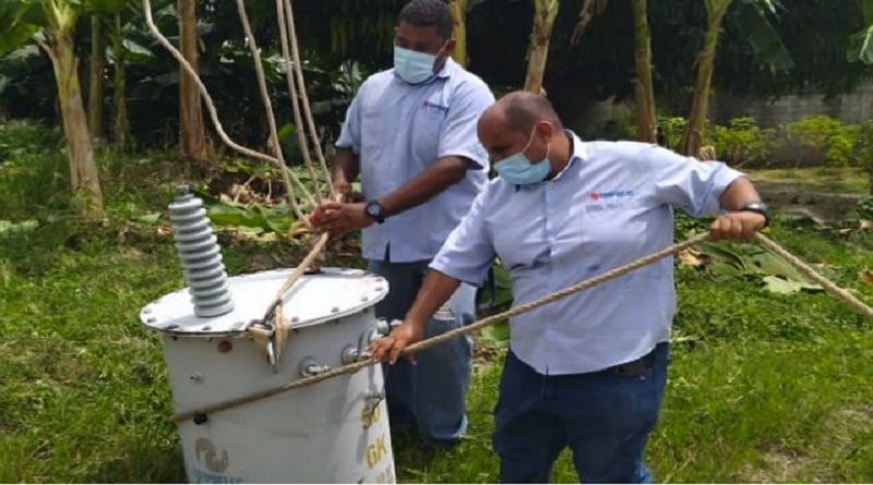 Entregan transformador con capacidad de 25 KVA en municipio Tulio Febres Cordero en Mérida