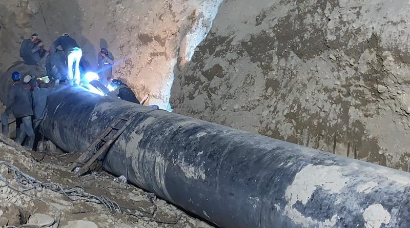 Reparan averías de aducción principal de agua en Barquisimeto