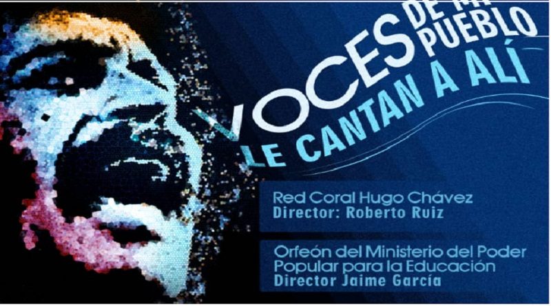 Fundación Compañía Nacional de Música lleva a cabo la actividad coral “Voces de Mi Pueblo le Cantan a Alí”
