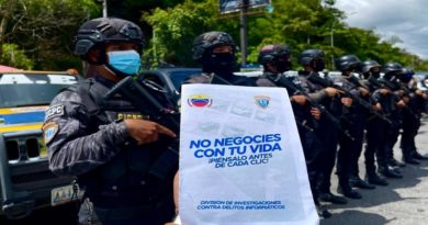 Funcionarios del Cicpc desplegados para concientizar a la población sobre estafas en redes sociales