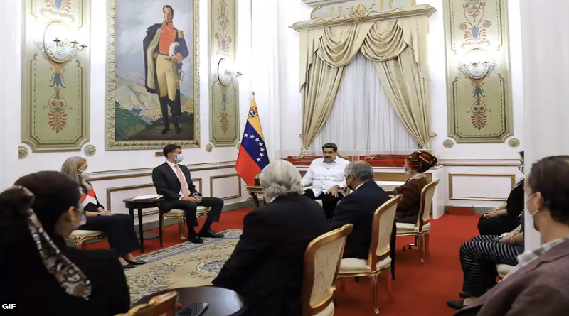 Veedores internacionales manifiestan su satisfacción por elecciones 21N durante visita al Presidente Maduro en Miraflores