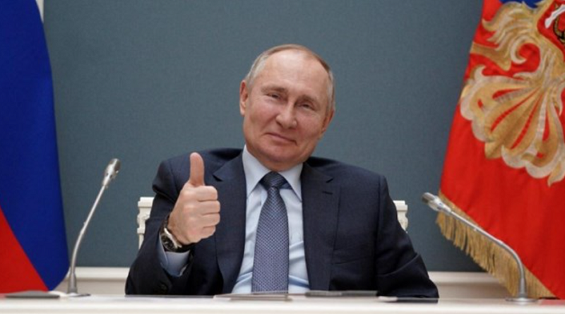Presidente de Rusia participó en ensayos clínicos de vacuna nasal contra COVID-19