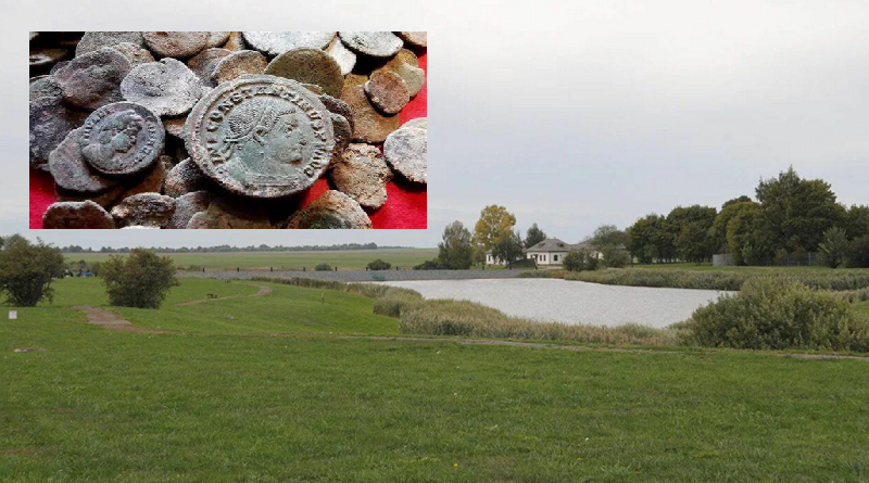 Monedas del Imperio Romano fueron halladas en bosque ruso