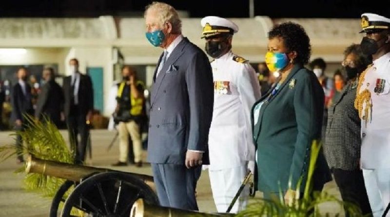 En la ceremonia que tendrá lugar en la noche de este lunes participará el príncipe de Gales, Carlos, heredero al trono británico y la presidente electa Sandra Mason. | Foto: @DespiertaTvMx