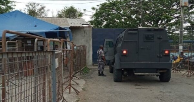 Enfrentamientos en cárcel de Ecuador deja tres privados de libertad muertos