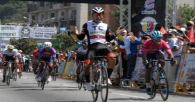 Luis Gómez ganó la primera etapa de la Vuelta a Venezuela
