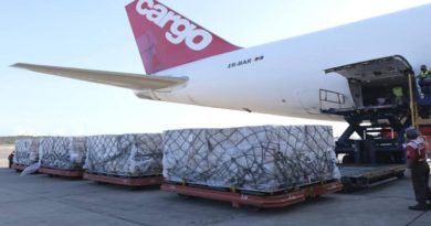 Llegan al país 2,5 millones más de vacunas del mecanismo COVAX y 1,6 millones de vacunas Abdalas
