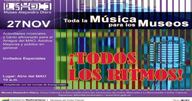 Museo Alejandro Otero se llenará de música este 27 de noviembre