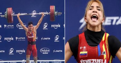 Venezuela logra 2 medallas de bronce en levantamiento de pesas de Cali 2021