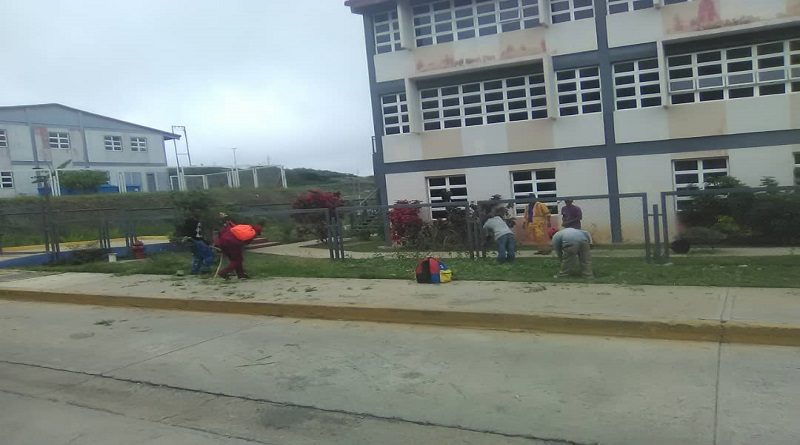 Jornada de poda y desmalezamiento benefician a familias de urbanismo Ciudad Caribia