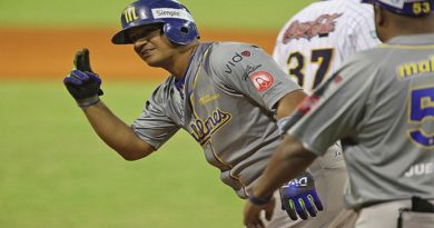 Magallanes venció 16-3 a Caracas, consiguió récord y llegó a 20 victorias