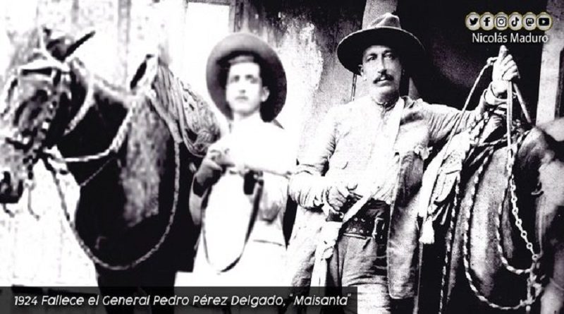 Pueblo venezolano recuerda los 97 años de la siembra del General Pedro Pérez Delgado, mejor conocido como Maisanta