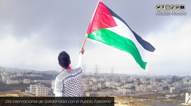 Presidente Maduro conmemora el Día Internacional de Solidaridad con el Pueblo Palestino
