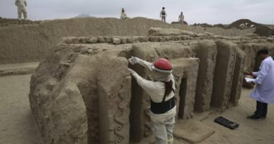 Hallan 25 restos humanos en complejo arqueológico del norte en Perú