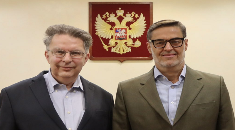 Canciller Félix Plasencia sostiene encuentro con el canciller ruso Serguéi Lavrov bajo agenda bilateral