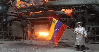 Ministro Arreaza constata actividad de acería de palanquillas de Sidor