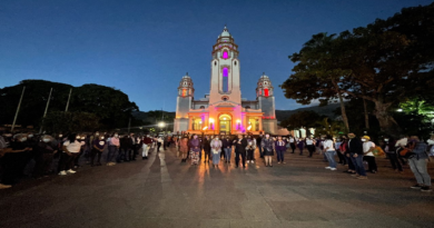 Encienden la Luz Violeta en el Panteón Nacional en conmemoración a la lucha contra la violencia hacia la mujer