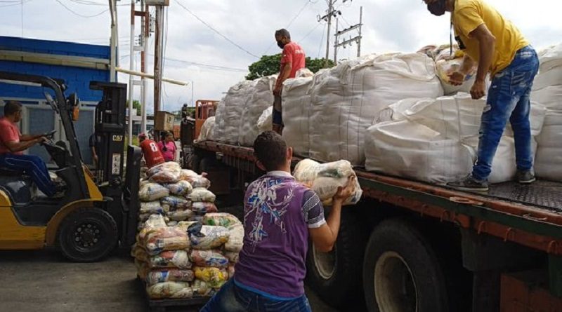 Mercal distribuye 1.728 bolsas de alimentos CLAP a Base de Misiones en municipio Alberto Adriani en Mérida
