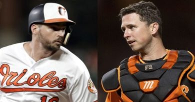 Trey Mancini de los Orioles y Buster Posey de los Gigantes fueron reconocidos como los Regresos del Año