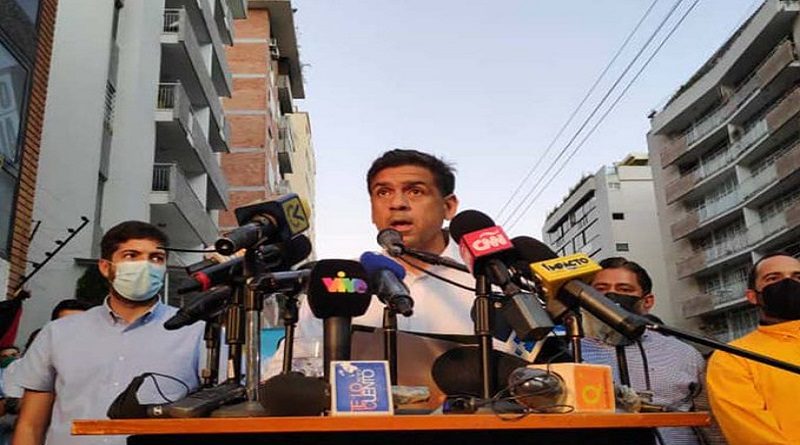 Carlos Ocaríz declina candidatura a la Gobernación de Miranda
