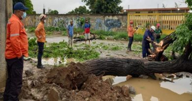 Atienden emergencias por intensas lluvias en municipios de Lara