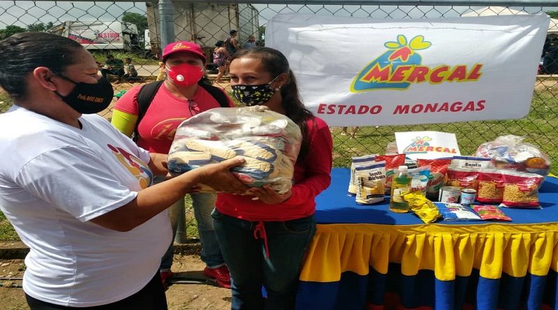 Mercal distribuyó en octubre alimentos a unas 57 mil 455 familias de Monagas