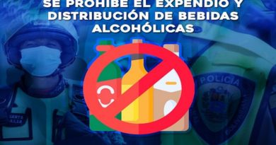 Prohibidos expendio alcohólico y porte de armas en toda Venezuela por elecciones
