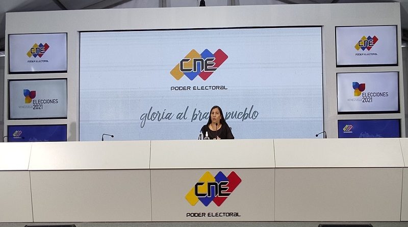 CNE anuncia instalación récord de 99% de las mesas de votación para el 21N