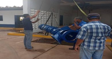 Entregan equipos para aumentar producción de la Planta Potabilizadora Calabozo